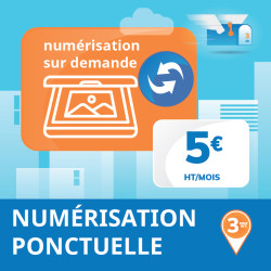 Numérisation ponctuelle de vos deux derniers courriers