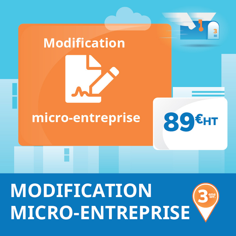 Modification de votre auto-entreprise (micro-entreprise)